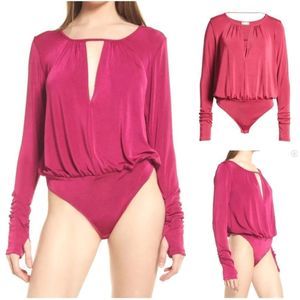 NWT FREE PEOPLE KAYA ROSE HYPNOTIC BODYSUIT S SMALL